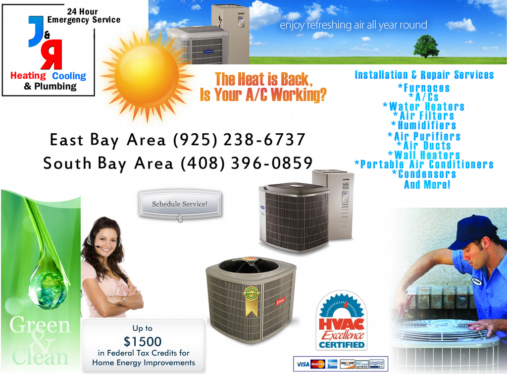 hvac ad with logo2 by Heating and Air Installation and repair - J&R -